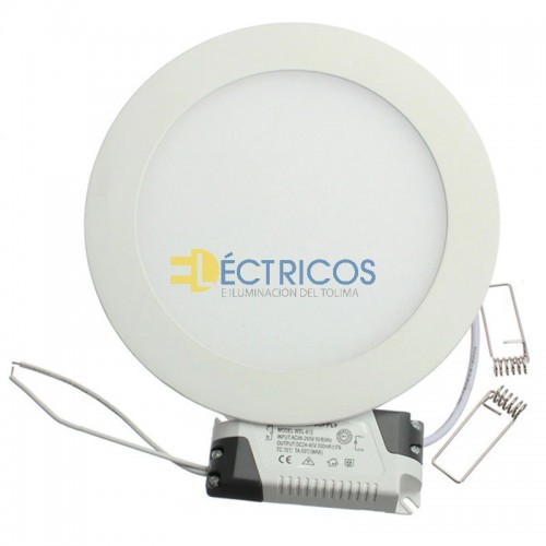 PANEL LED 3W 2.5" BLANCO REDONDO INCRUSTAR COLOR: 6500K VOLTAJE: 85 - 265V