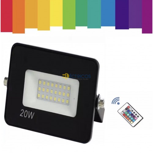 REFLECTOR LED TABLETA 20W RGB