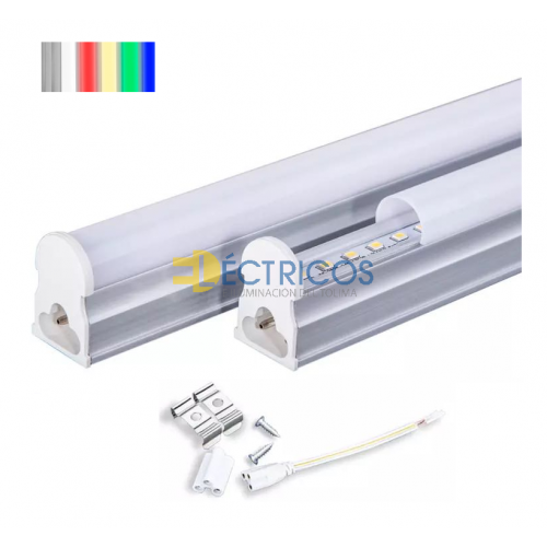 LAMPARA LED T5 10W 60CM ROJO ALTA DURABILIDAD ENCENDIDO INMEDIATO