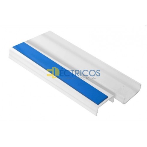 CANALETA PLASTICA 20mm*10mm*2 METROS C-ADHESIVO AZUL MERCURY