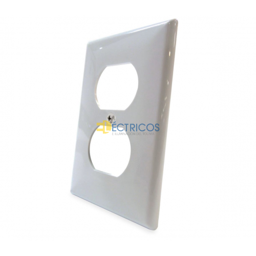 TAPA P-TOMA LEVITON BLANCA