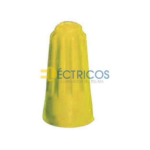 CONECTOR PLASTICO AMARILLO UNIDAD