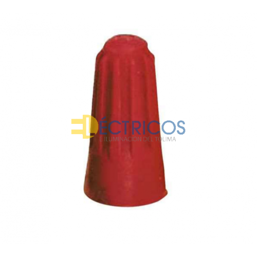 CONECTOR PLASTICO ROJO UNIDAD