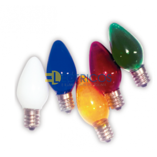 BOMBILLO LED MINICOLORES 0.5W E-12 BX10 -KIT