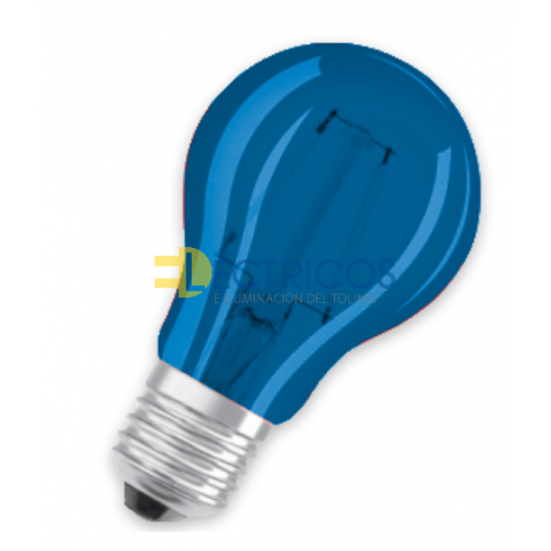 BOMBILLO LED A19 FILAMENTO 5W AZUL